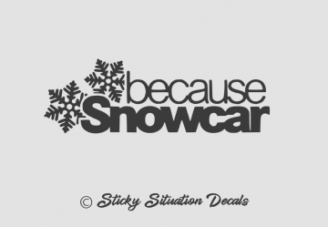 Because snowcar