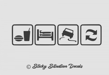 Eat sex drift repeat