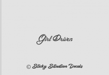 Girl driven sierlijk