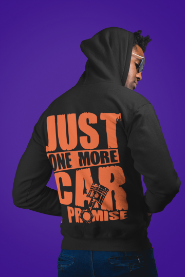 Mockup of a man wearing a hoodie in back view 24334