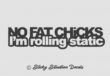 No fat chicks