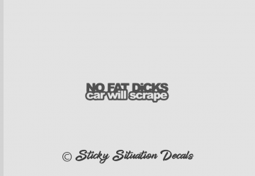 No fat dicks