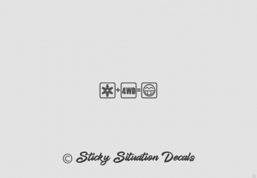 Sneeuwvlok 4wd smiley