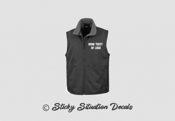 Softshell bodywarmer zwart 1 80633