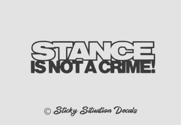Stanceisnotacrime