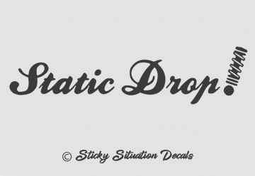 Static drop sierlijk