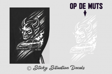Street devil hoodie muts