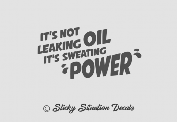Sweating oil