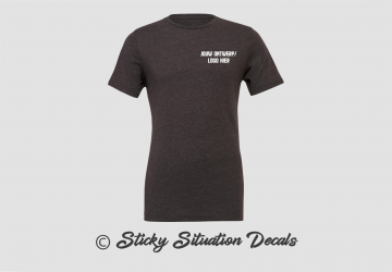 T shirt dark grey heather 19506