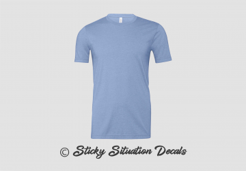 T shirt heather blue 19506