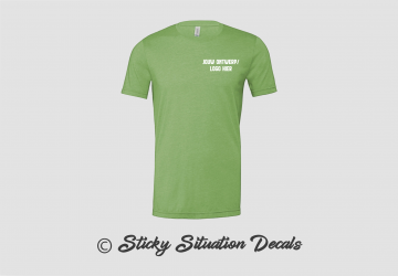 T shirt heather green 19506