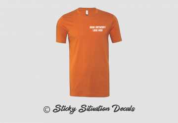 T shirt heather orange 19506