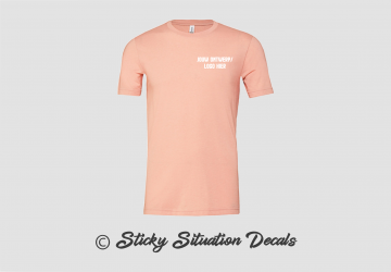 T shirt heather peach 19506