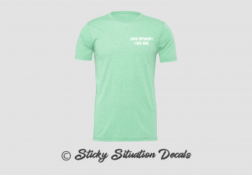 T shirt heather prism mint 19506