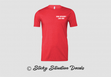 T shirt heather red 19506