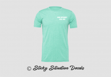 T shirt heather sea green 19506