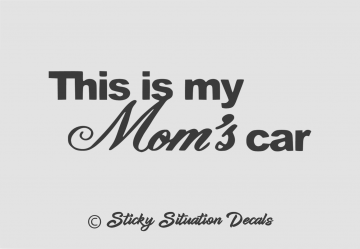 This is my moms car