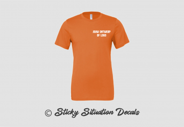Tshirt oranje 15006