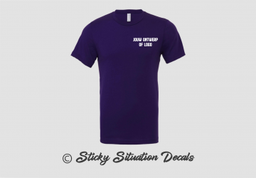 Tshirt team purple 15006